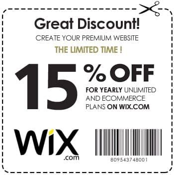 wix discount code.